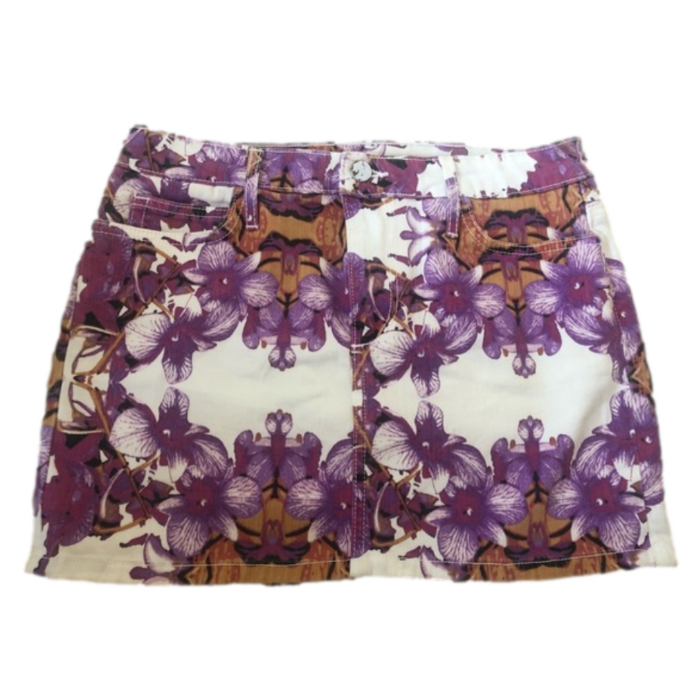 Floral Mini Skirt